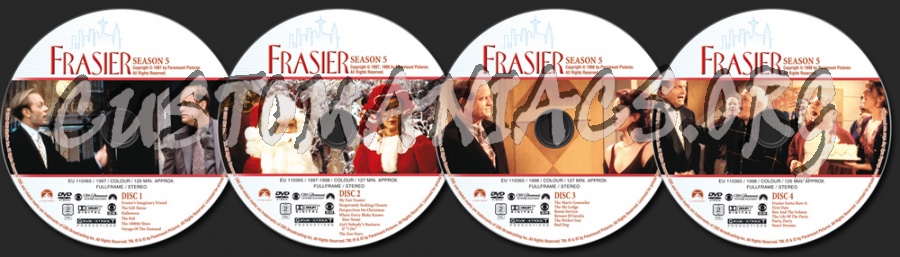 Frasier Season 5 dvd label