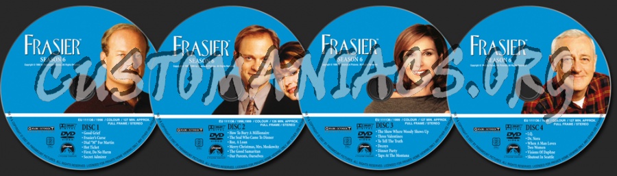 Frasier Season 6 dvd label