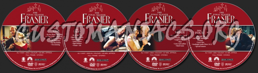 Frasier Season 11 dvd label