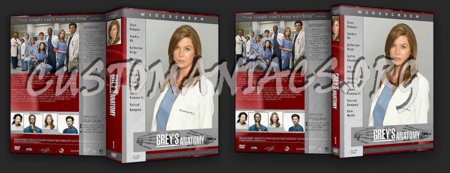 Grey's Anatomy dvd cover