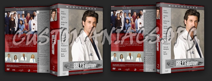 Grey's Anatomy dvd cover