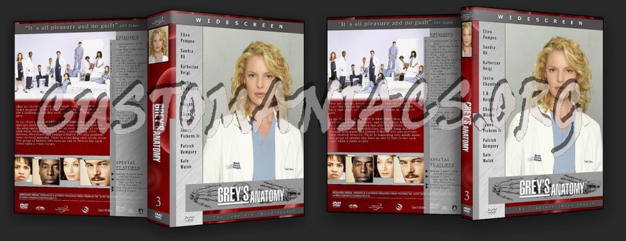 Grey's Anatomy dvd cover