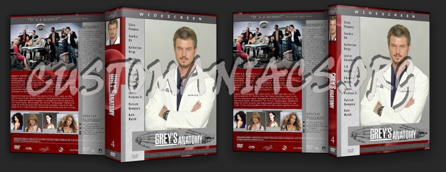 Grey's Anatomy dvd cover