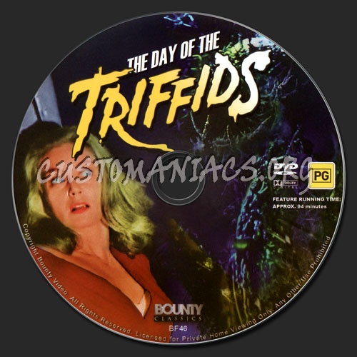 The Day of the Triffids dvd label