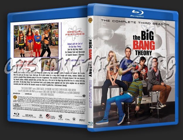 The Big Bang Theory - Season 3 blu-ray cover