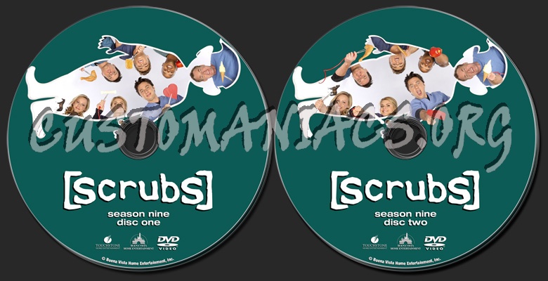 Scrubs Season 9 dvd label