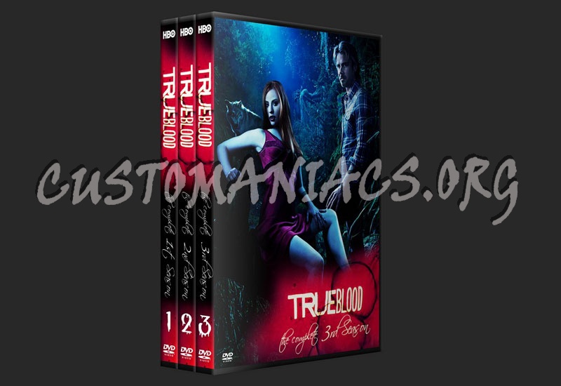 True Blood Season 1 - 3 dvd cover