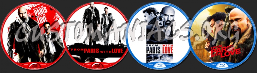 From Paris with Love blu-ray label