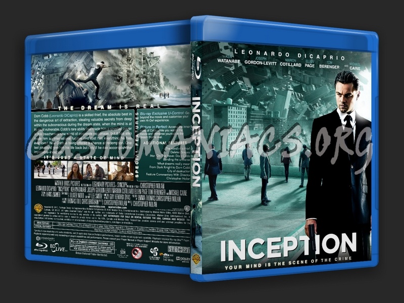 Inception blu-ray cover