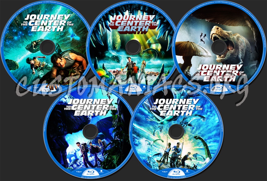 Journey to the Center of the Earth blu-ray label