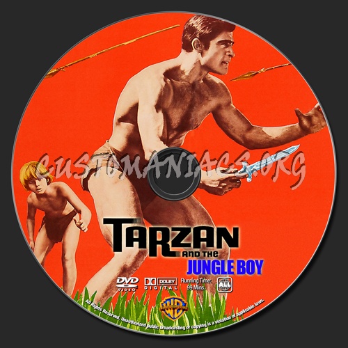 Tarzan and the Jungle Boy dvd label