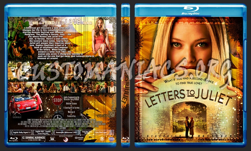 Letters To Juliet blu-ray cover