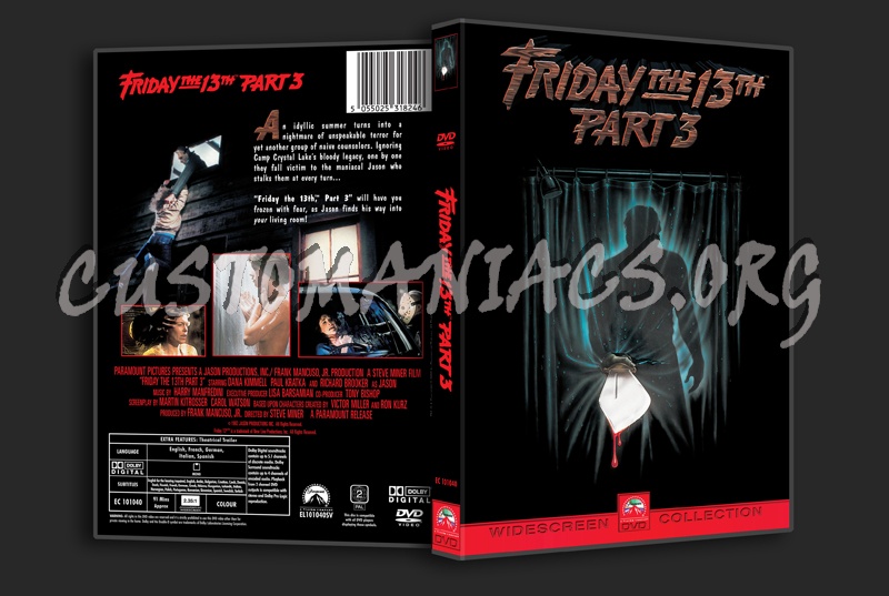 Friday the 13th Part 3 dvd cover