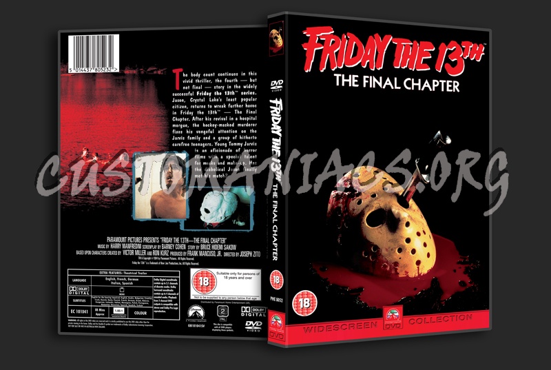 Friday the 13th The Final Chapter dvd cover