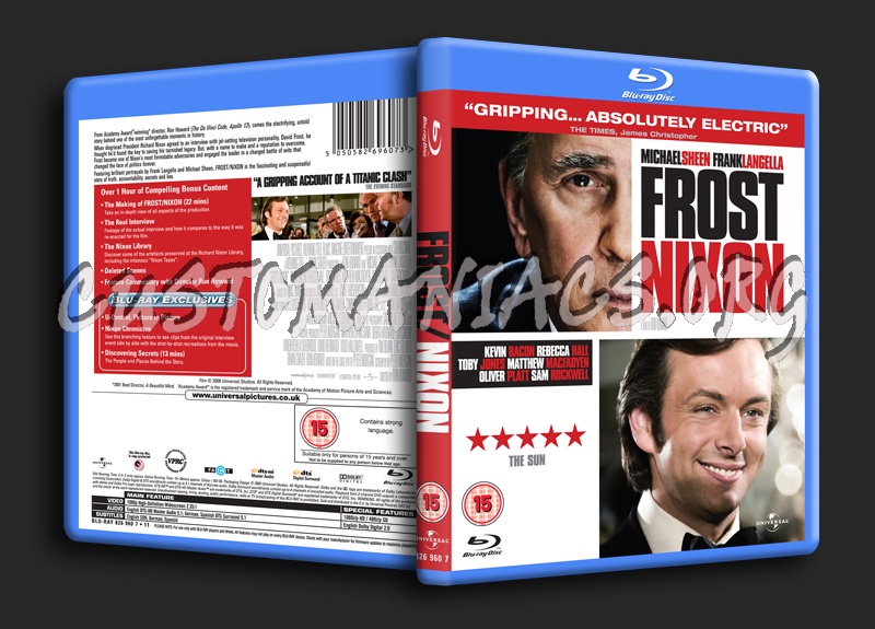 Frost Nixon blu-ray cover