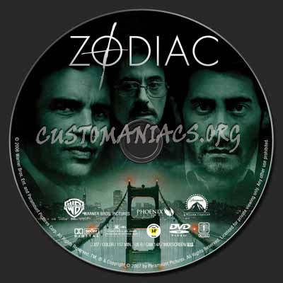 Zodiac dvd label