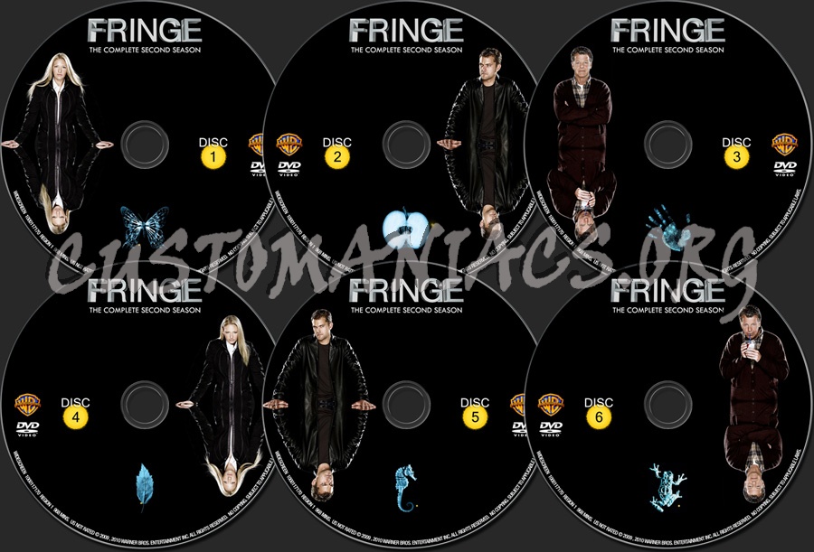 Fringe Season 2 dvd label