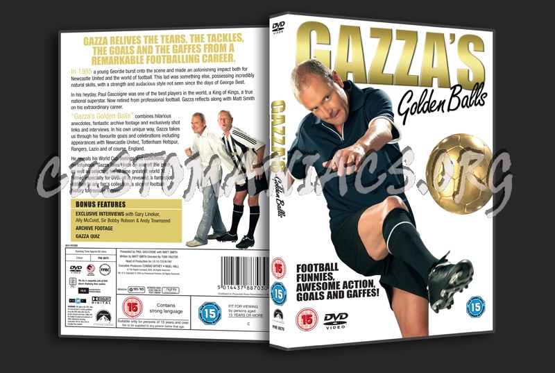 Gazza's Golden balls dvd cover