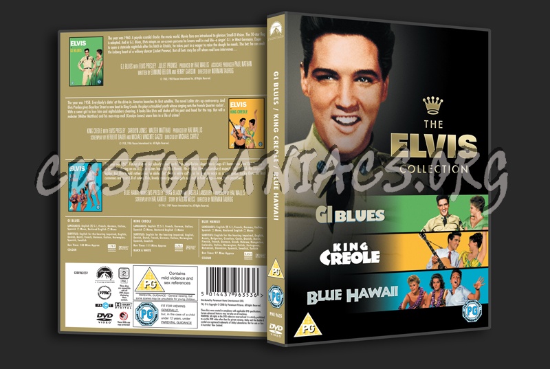 GI Blues / King Creole / Blue Hawaii dvd cover