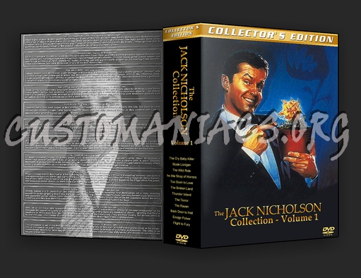 The Jack Nicholson Collection - Vol. 1 dvd cover