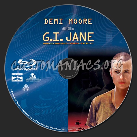 GI Jane blu-ray label