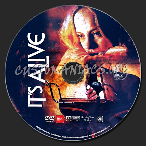 It's Alive dvd label