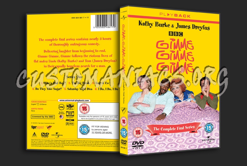 Gimme Gimme Gimme Season 1 dvd cover