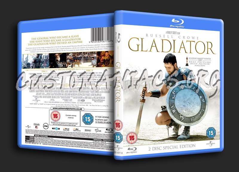 Gladiator blu-ray cover