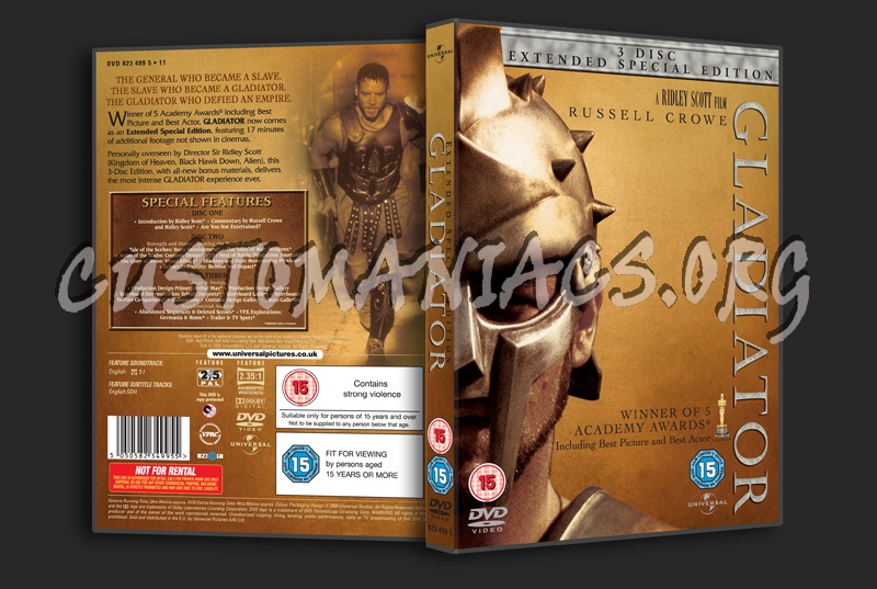 Gladiator dvd cover