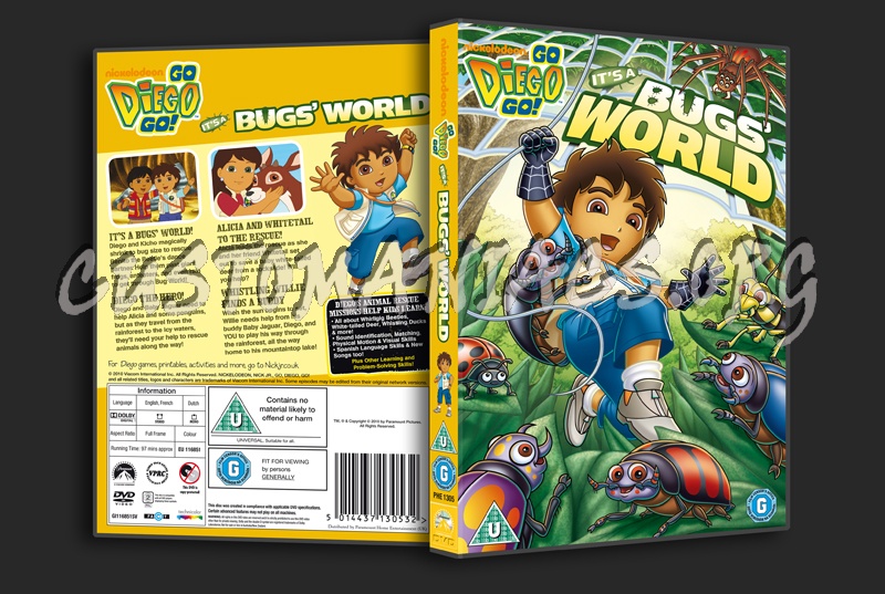 Go Diego Go! Bug's World dvd cover