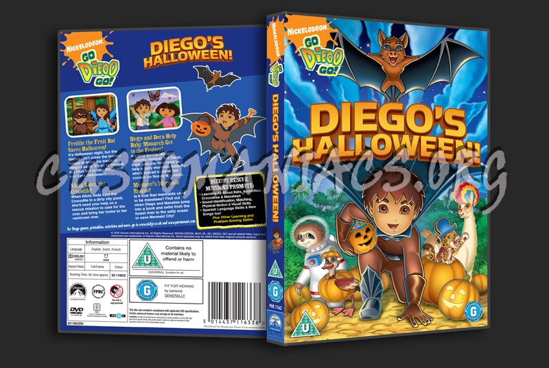 Go Diego Go Diego S Halloween Dvd Cover Dvd Covers Labels By Customaniacs Id Free Download Highres Dvd Cover