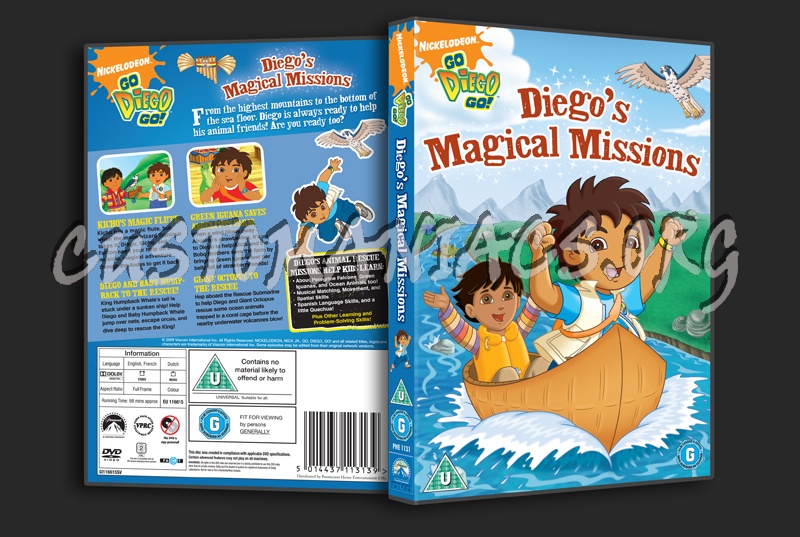 Go Diego Go! Diego's Magical Missions dvd cover