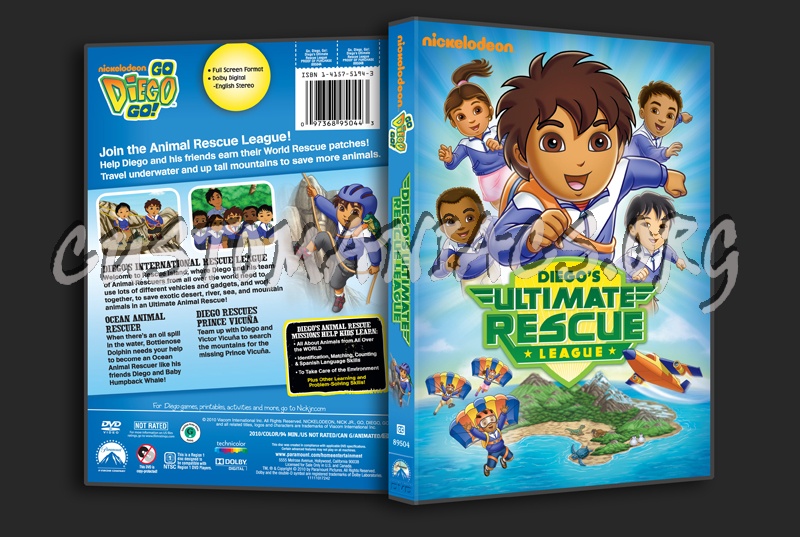 Go Diego Go! Diego's Ultimate Rescue League dvd cover