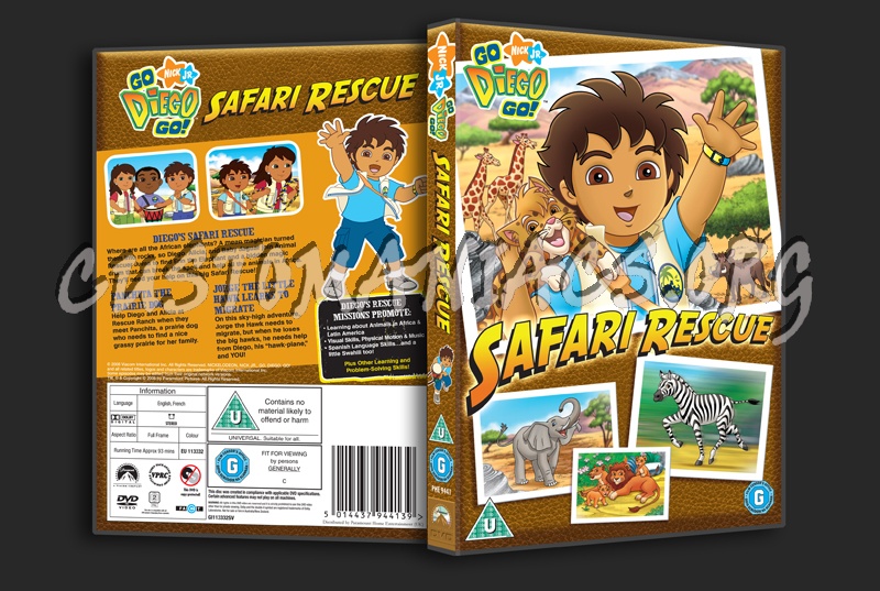 Go Diego Go! Safari Rescue dvd cover