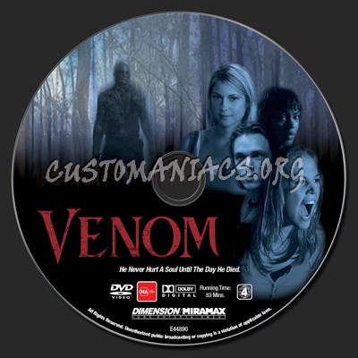 Venom dvd label