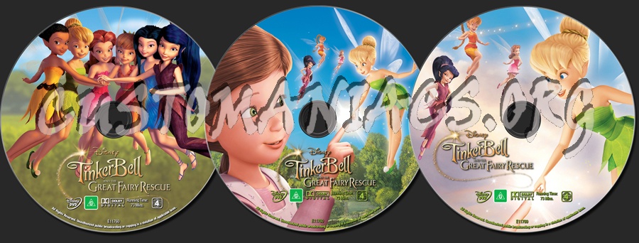 Tinker Bell and the Great Fairy Rescue dvd label