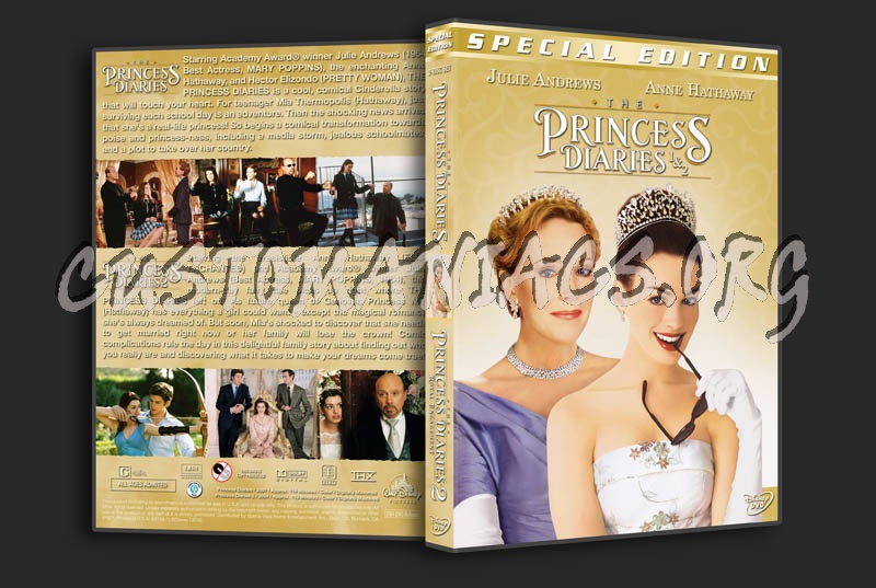 The Princess Diaries Double Feature dvd cover