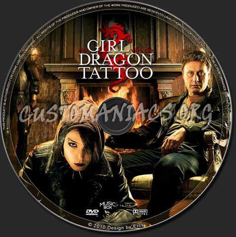 The Girl with the Dragon Tattoo dvd label