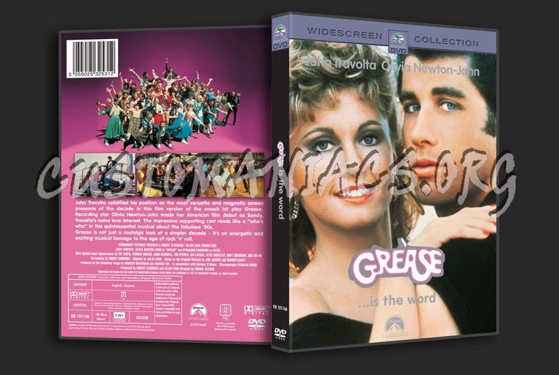 Grease dvd cover