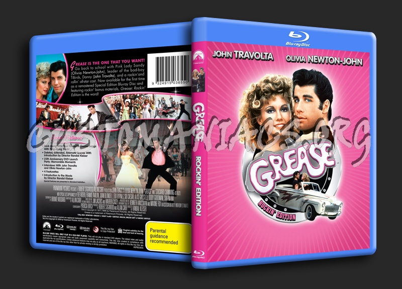 Grease blu-ray cover