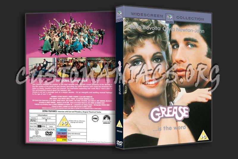 Grease dvd cover