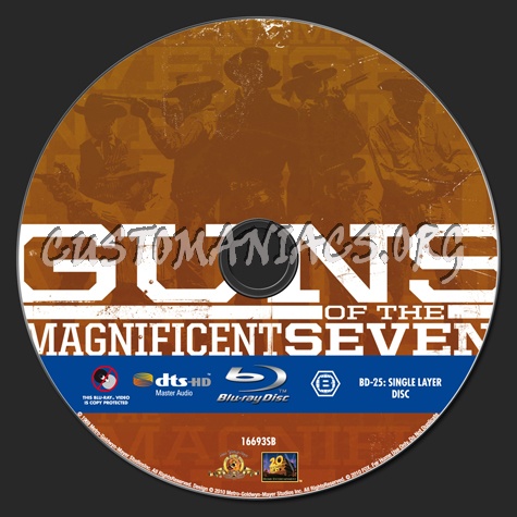 Guns of the Magnificent Seven blu-ray label