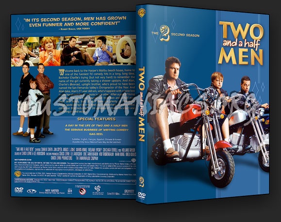 Two And a Half Men Season 2 dvd cover