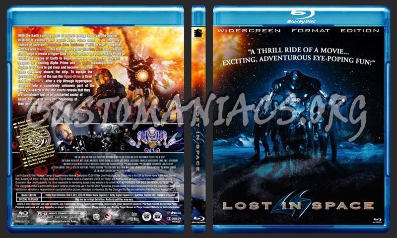 Lost In Space blu-ray cover