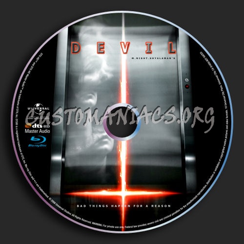 Devil blu-ray label