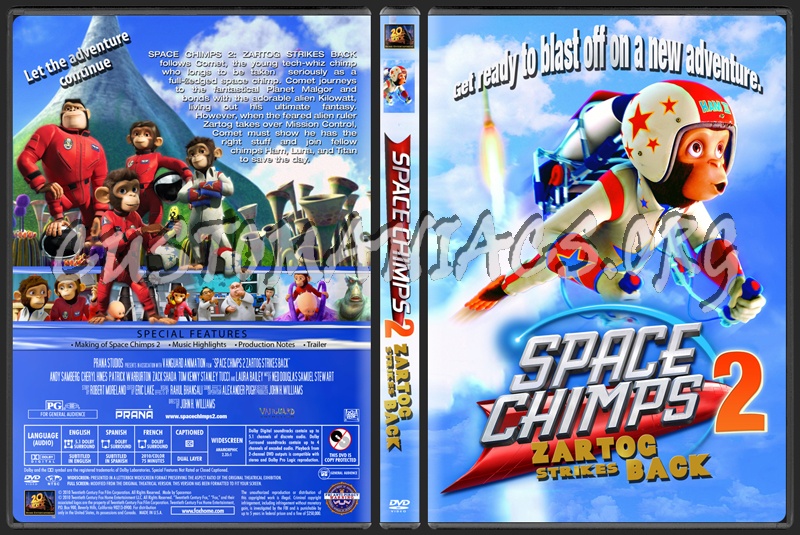 Space Chimps 2:Zartog Strikes Back dvd cover