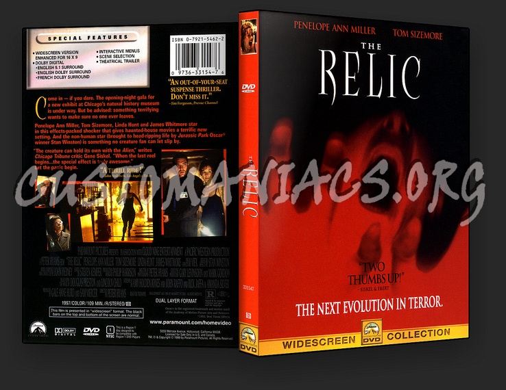 The Relic dvd cover