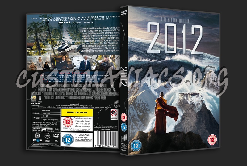 2012 dvd cover