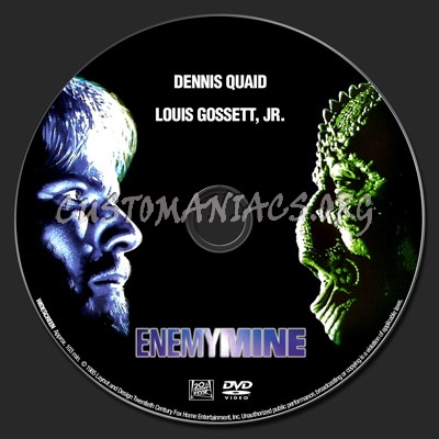 Enemy Mine dvd label
