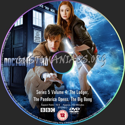 Doctor Who : Series 5 Volume 4 dvd label